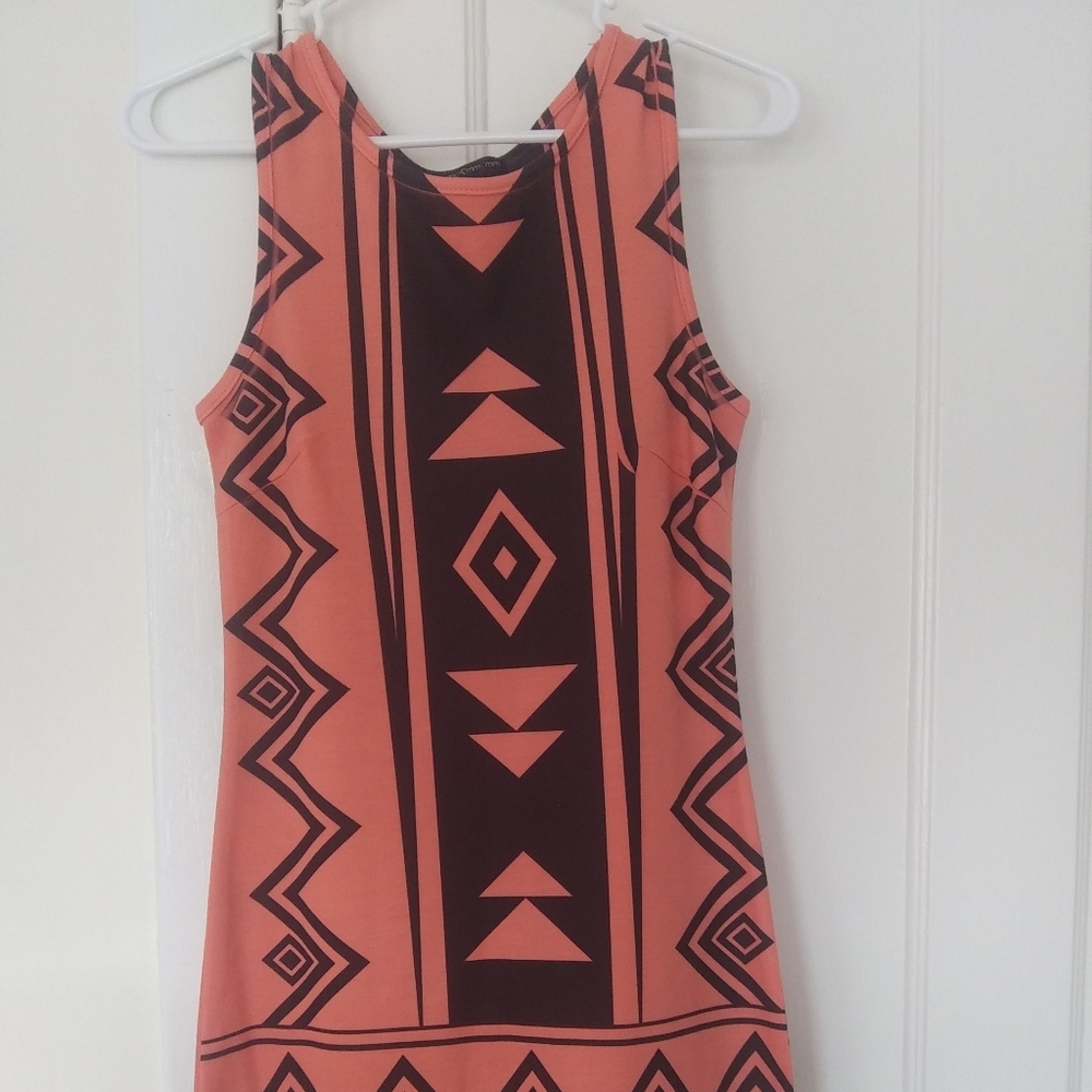 Tribal print dress
